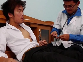 Asian twinks get kinky with medical fetish play and bareback sex