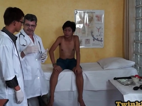 Asian doctor uses BDSM techniques on young gay patient