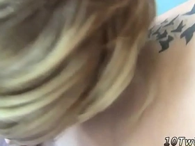 Asian gay boys get tattooed and have hot sex in POV