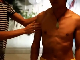 Handsome Asian guy explores his gay desires in Part 1