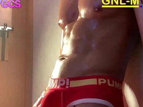 Muscular Asian hunk receives adoration and nipple stimulation in passionate video