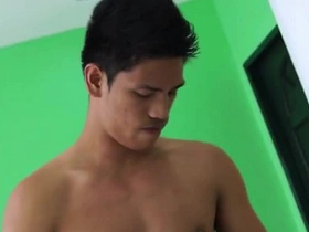Gay twink gets his ass pounded